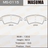 Колодки тормозные дисковые MS0115 от компании MASUMA