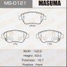 Колодки тормозные дисковые MS0121 от компании MASUMA