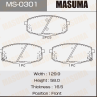 Колодки тормозные дисковые MS0301 от фирмы MASUMA