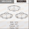 Колодки тормозные дисковые MS0306 от фирмы MASUMA