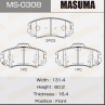 Колодки тормозные дисковые MS0308 от фирмы MASUMA