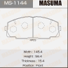 Колодки тормозные дисковые MS1144 от фирмы MASUMA