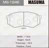 Колодки тормозные дисковые MS1246 от компании MASUMA