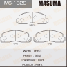 Колодки тормозные дисковые передние MS1329 от компании MASUMA