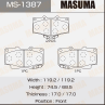 Колодки тормозные дисковые MS1387 от компании MASUMA