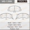Колодки тормозные дисковые MS1399 от производителя MASUMA