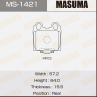 Колодки тормозные дисковые MS1421 от производителя MASUMA
