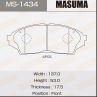 Колодки тормозные дисковые MS1434 от компании MASUMA