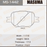 Колодки тормозные дисковые MS1442 от компании MASUMA