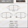 Колодки тормозные дисковые MS1471 от фирмы MASUMA