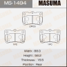 Колодки тормозные дисковые MS1494 от компании MASUMA