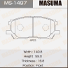 Колодки тормозные дисковые передние MS1497 от компании MASUMA