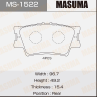 Колодки тормозные дисковые задние MS1522 от компании MASUMA