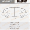 Колодки тормозные дисковые передние антискрип MS1527 от фирмы MASUMA
