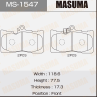 Колодки тормозные дисковые передние MS1547 от компании MASUMA
