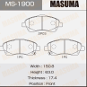 Колодки тормозные дисковые передние MS1900 от компании MASUMA