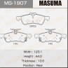 Колодки тормозные дисковые MS1907 от компании MASUMA