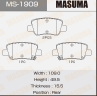 Колодки тормозные дисковые MS1909 от производителя MASUMA