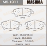 Колодки тормозные дисковые MS1911 от компании MASUMA
