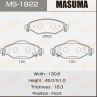 Колодки тормозные дисковые MS1922 от компании MASUMA