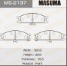 Колодки тормозные дисковые MS2137 от производителя MASUMA