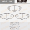 Колодки тормозные дисковые MS2176 от фирмы MASUMA