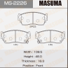 Колодки тормозные дисковые MS2226 от компании MASUMA