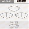 Колодки тормозные дисковые MS2245 от компании MASUMA