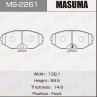 Колодки тормозные дисковые передние MS2261 от фирмы MASUMA