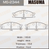 Колодки тормозные дисковые MS2344 от фирмы MASUMA