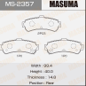 Колодки тормозные дисковые MS2357 от компании MASUMA