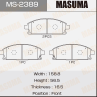 Колодки тормозные дисковые передние MS2389 от фирмы MASUMA