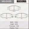 Колодки тормозные дисковые передние MS2435 от фирмы MASUMA