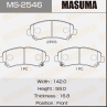 Колодки тормозные дисковые передние MS2546 от компании MASUMA