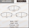 Колодки тормозные дисковые MS2555 от фирмы MASUMA