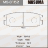Колодки дисковые masuma (pf-3152, an-200, d6013)