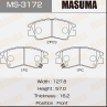Колодки тормозные дисковые MS3172 от компании MASUMA