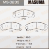 Колодки тормозные дисковые передние MS3233 от компании MASUMA