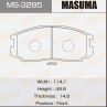 Колодки тормозные дисковые MS3285 от производителя MASUMA