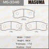 Колодки тормозные дисковые MS3346 от фирмы MASUMA