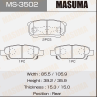 Колодки тормозные дисковые задние MS3502 от фирмы MASUMA