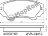 КОЛОДКИ ТОРМОЗНЫЕ FR OPEL INSIGNIA 08 ZAFIRA 11 SAAB 9 5 10