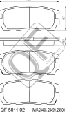 Колодки тормозные  qf501102