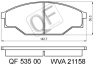 Колодки тормозные fr без датчика toyota  vw