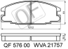 Колодки тормозные fr без датчика opel  isuzu