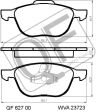 КОЛОДКИ ТОРМОЗНЫЕ FR БЕЗ ДАТЧИКА FORD FOCUS II