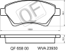Колодки тормозные fr без датчика renault megan ii  scenic ii