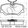 Колодки тормозные fr без датчика samand  peugeot 405