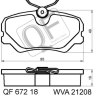 Колодки тормозные fr с электродатчиком samand  peugeot 405