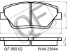 КОЛОДКИ ТОРМОЗНЫЕ FR ДИСКОВЫЕ OPTIMA 2013 SONATA